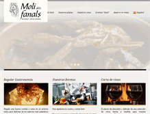 Tablet Screenshot of molidelsfanals.com
